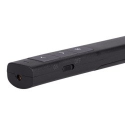 Presentador TechZone TZAPL03 apuntador laser negro 50 mts USB
