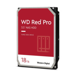 Disco duro interno wd red pro 18tb 3.5 escritorio sata3 6GB/s 512mb 7200rpm 24x7 hotplug NAS 1-24 bahías