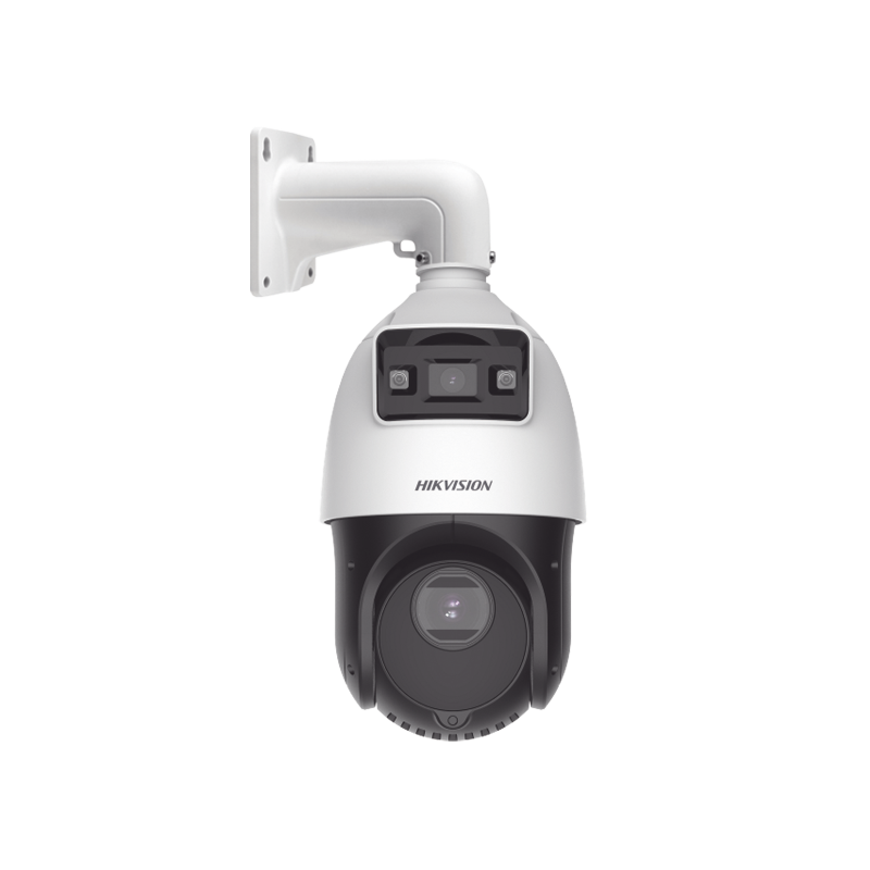 domo PTZ IP 4 megapixel con cámara panorámica 4 megapixel, 15x zoom, 100 m IR, IP66, WDR, Poe+, entrada-salida de aud