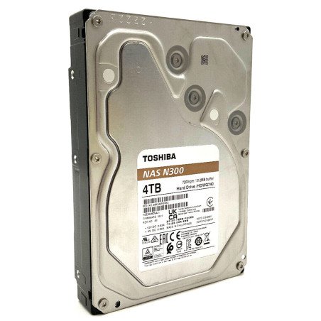 Disco duro interno Toshiba n300 4TB 3.5" 7200rpm NAS 128mb