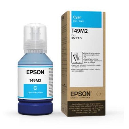 Botella de Tinta Epson cian ULTRACHROME DS 140 ml