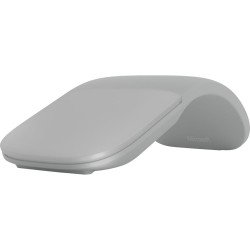Microsoft Surface arc mouse, ratón, óptico, 2 botones, inalámbrico, bluetooth 4.1, gris claro, comercial