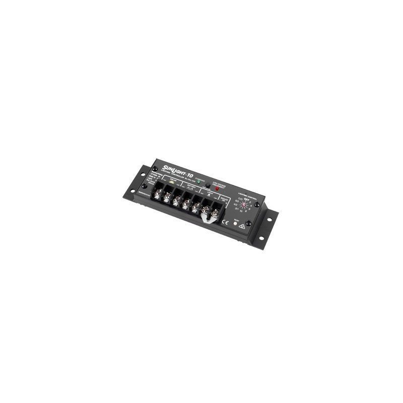 Controlador Solar para Iluminación de Luz Mercurial, Estaciones de Autobús y Señalamientos 10 A, 12 Vcd.