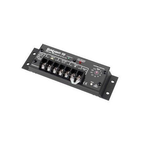 Controlador Solar para Iluminación de Luz Mercurial, Estaciones de Autobús y Señalamientos 10 A, 12 Vcd.