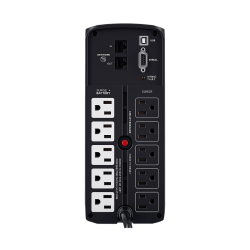 UPS de línea interactiva CyberPower CP1000PFCLCDA, 1kVA/600W, Torre, A