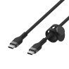 Cable USB, 24 pin USB-C (M) a 24 pin USB-C (M), 3 m, negro