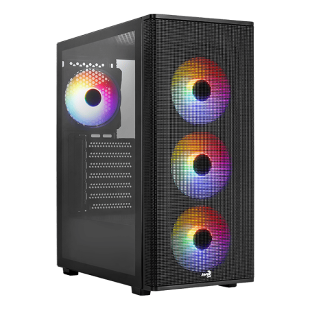 Gabinete Mid tower, ATX / Mini ITX / micro ATX, Black, Designer G-BK-V