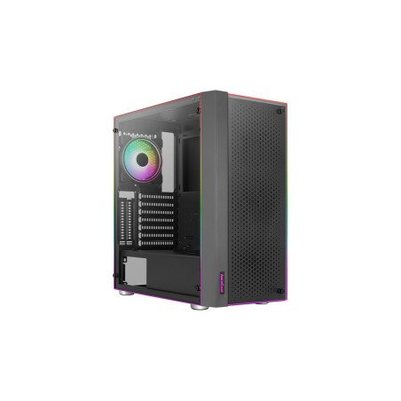 Gabinete Mid tower, ATX / Mini ITX / micro ATX, Black, Player G-BK-V1