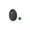 Trackball Kensington Pro Fit Ergo TB450, Diestro, RF inalámbrico + bluetooth, 1600 DPI, Negro, Azul