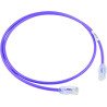 Patch cord cat. 6a 28awg, (1ft) cm/lszh, violeta