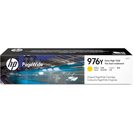 Cartucho original HP PageWide 976Y de extra alta capacidad Amarillo, 13000 páginas