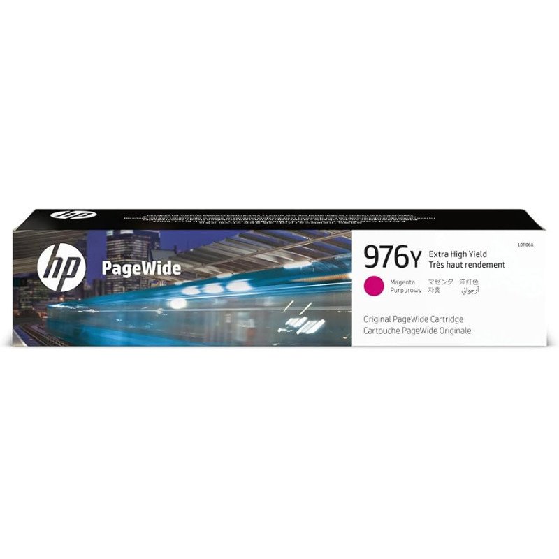 Cartucho original HP PageWide 976Y de extra alta capacidad magenta, 13000 páginas