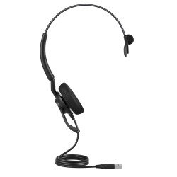 Diadema Jabra ENGAGE 40, Alámbrico, Oficina/Centro de llamadas, 45 g, Auriculares, Negro