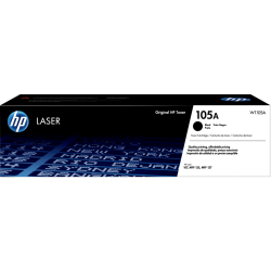 Cartucho de tóner laser original HP 105A negro (W1105A)