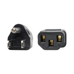 Cable de alimentación universal Tripp-Lite (P006-002-13A) para computadora, 13a, 16 AWG (nema 5-15P a IEC-320-C13), 61 cm (2 pie
