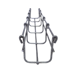 Charola Bimetálica Tipo Malla 66/50 mm, Ideal Para Utilizarse al Exterior o Zonas Húmedas, Hasta 53 Cables Cat6, Tramo de 3 Metr