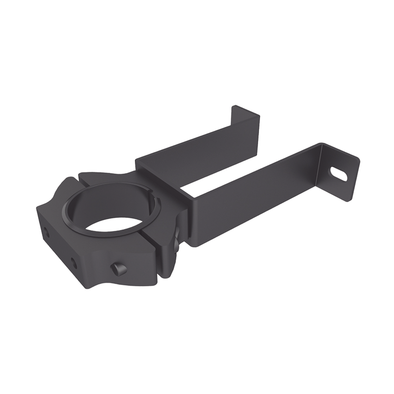 Soporte de pared con abrazadera para poste