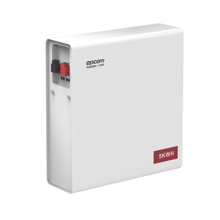 Batería de Litio Hierro Fosfato (LiFePO4) de 5 Kwh, 51.2 Vcc, 100 Ah, Outdoor, Instalación a pared