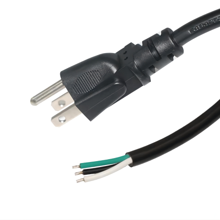 Cable de Alimentación Eléctrica para 120-240 Vca, 1. 8 metros, 3 Fases, Cables Libres