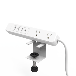 Multicontacto con Montaje para Escritorio / Carga Rápida para 65 W / 3