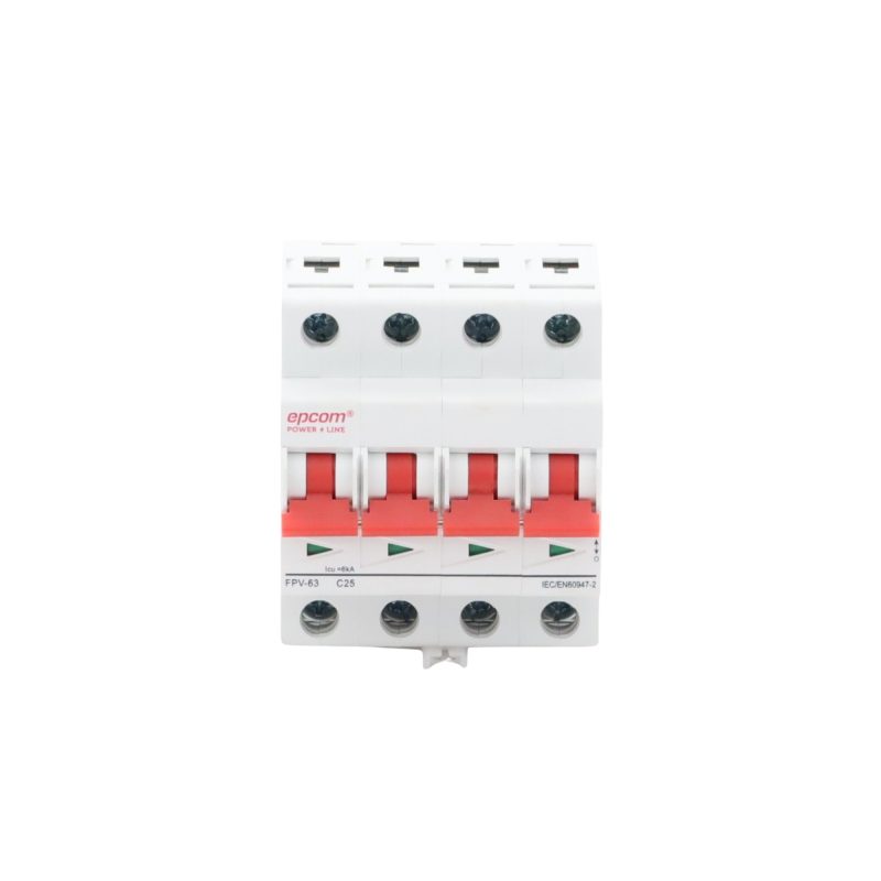 Protección Térmica, Interruptor 4P, 25A, Corriente Directa 1000 Vcc pa