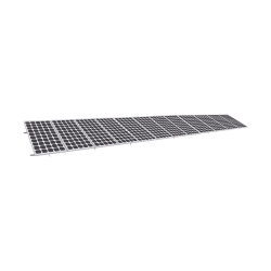 Montaje para Panel Solar, Riel "8" de 5400mm para Módulos con Espesor 