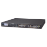 Switch no administrable de 24 puertos PoE+, 2 combo TP/SFP Gigabit y pantalla LCD para monitoreo
