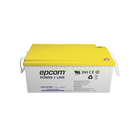 Batería de GEL PURO OPzV, 12 V @ 150 Ah, Ciclo profundo, Uso en Aplicaciones Fotovoltaicas y de Respaldo