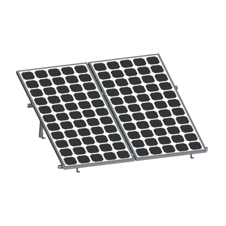 Montaje para Panel Solar, Riel "8" de 2700mm para Módulos con Espesor 
