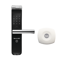 Kit de Hub con Cerradura con manija YMF40: Código, Biometría y apertur