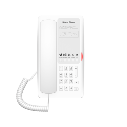 Teléfono IP para Hotelería, Puerto USB-A para Carga, 5 Teclas Programables para Servicio Rápido (Hotline), Plantilla Personaliza