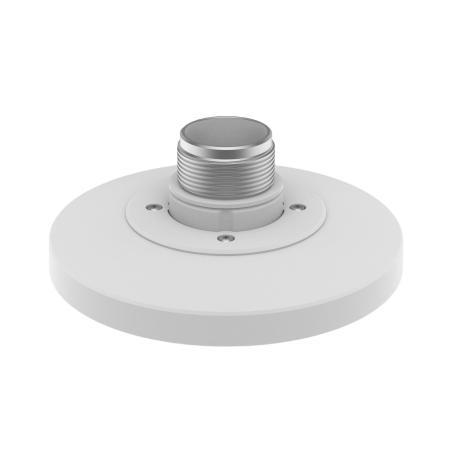 Adaptador tipo Plato necesario para montar en Pared o Techo Cámaras Hanwha serie X y P.