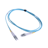 Jumper de Fibra óptica Multimodo 50/125 XGLO, LC-LC Duplex, Aqua, 2M