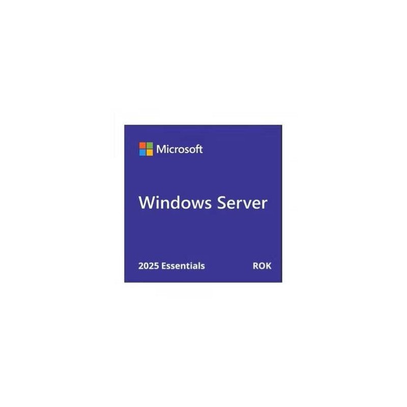 ROK Microsoft Windows Server Essentials 2025 10 núcleos SW en/fr/es/xc,
