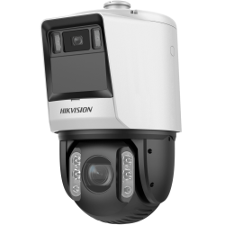 Cámara [TandemVu] PTZ IP 4 Megapixel con Cámara Panorámica 6 Megapixel