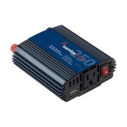 Inversor de corriente (CD-CA) potencia nominal 250 W, Ent: 12Vcd, Sal: 115Vca