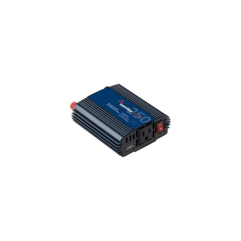 Inversor de corriente (CD-CA) potencia nominal 250 W, Ent: 12Vcd, Sal: 115Vca