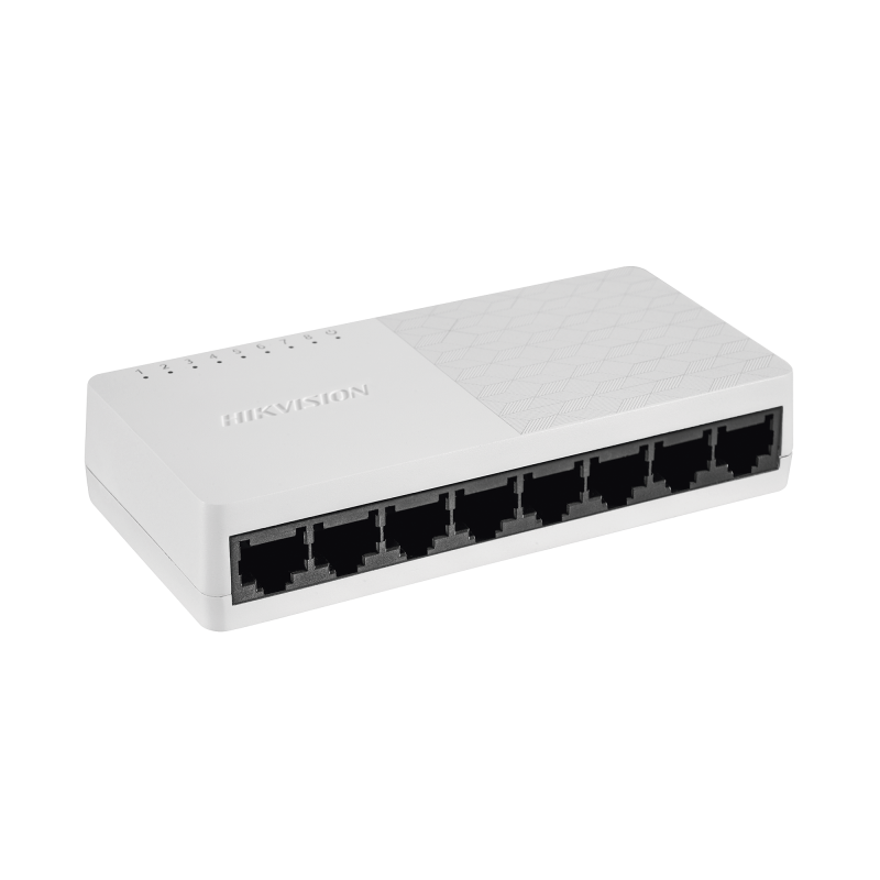 Switch Gigabit No Administrable de Escritorio de 8 Puertos 10, 100, 1000 Mbps, Diseño Compacto y Estético
