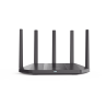 Router Inalámbrico, WiFi 6, Hasta 3000 Mbps, Doble Banda AC (2.4 GHz y 5 GHz), 4 Puertos 1000 Mbps, 4 Antenas Omnidireccional, I