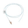 Pigtail de Fibra óptica LC Simplex, Multimodo OM4 XGLO 50/125, Color Aqua, 1 Metro
