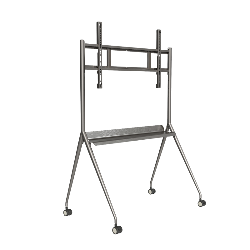 Montaje de Piso Móvil para Pantallas de 86" y 98", Compatible con VESA, Incluye Soporte para Pantalla