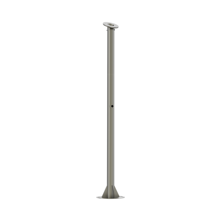 Poste para Cámara ANPR, Compatible con DS-TCG406-E, Altura de 1.5 Metros, Color Gris