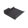Charola para Soportar Equipos en Rack de 19 in, Profundidad de 50 cm, Color Negro, 3U