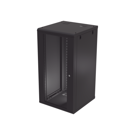 Gabinete de Pared 24U de 635 mm de Profundidad, Rack de 19'' en Acero Reforzado: Compacto y Resistente para Soluciones Profesion