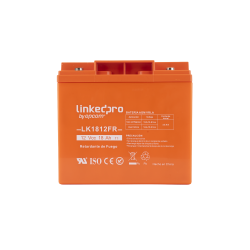 Batería 12 V, 18 Ah, UL, Tecnología AGM-VRLA, Vida útil promedio de 5 años, Retardante a la Flama, Para uso en equipo electrónic