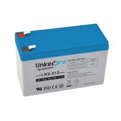 Batería 12 Vcc, 9.5 Ah, UL, Tecnología AGM-VRLA, Vida útil promedio 5 
