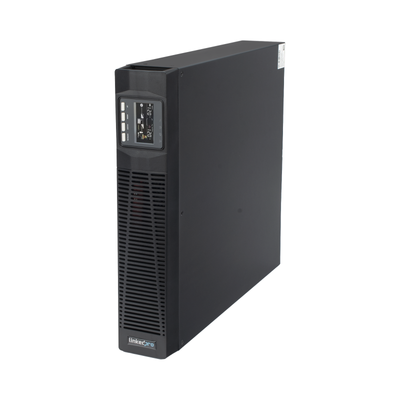 UPS de 2000VA/1800W, Topología On-Line Doble Conversión, Entrada y Salida de 120 Vca, Clavija de Entrada NEMA 5-20P, Pantalla LC