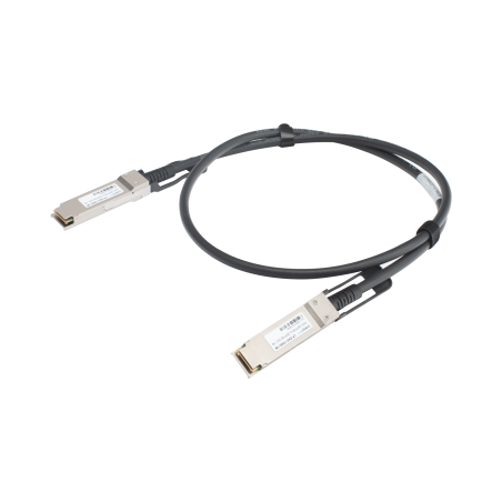 Cable DAC QSFP28 de 100 Gbps a 100 Gbps, Passive Direct Attach Copper TWinax Cable, Longitud: 1 metro