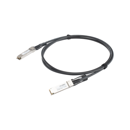 Cable DAC QSFP28 de 100 Gbps a 100 Gbps, Passive Direct Attach Copper TWinax Cable, Longitud: 2 metros