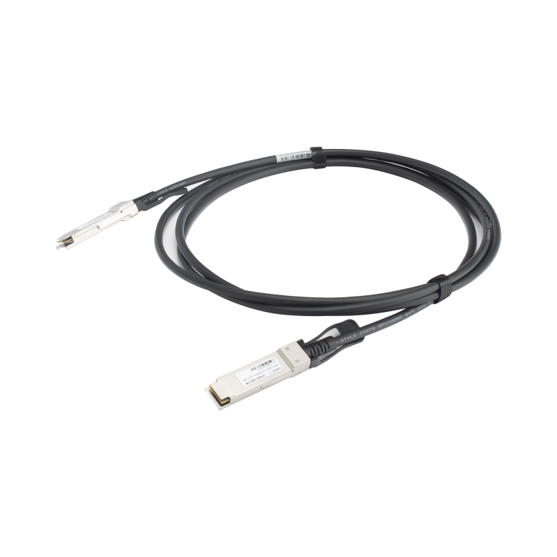 Cable DAC QSFP+ de 40 Gbps a 40 Gbps, Passive Direct Attach Copper TWinax Cable, Longitud: 3 metros